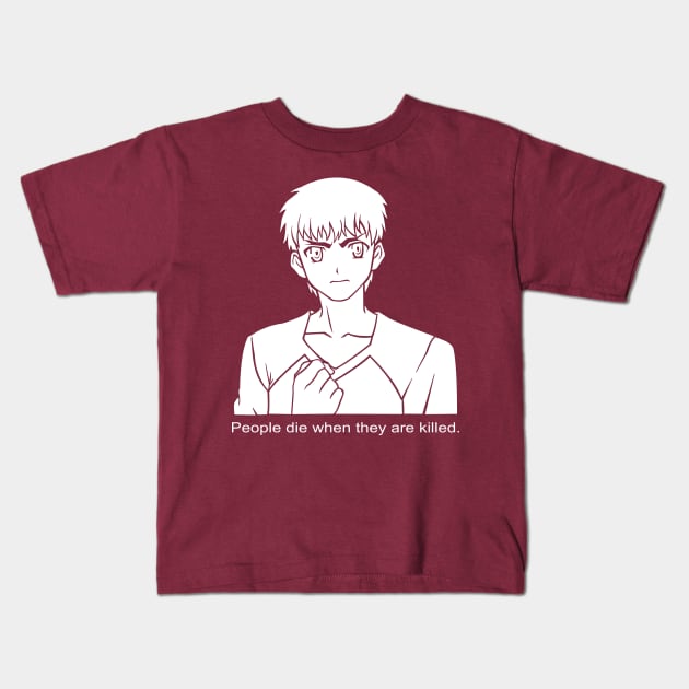 Shirou Emiya Meme Kids T-Shirt by merch.x.wear